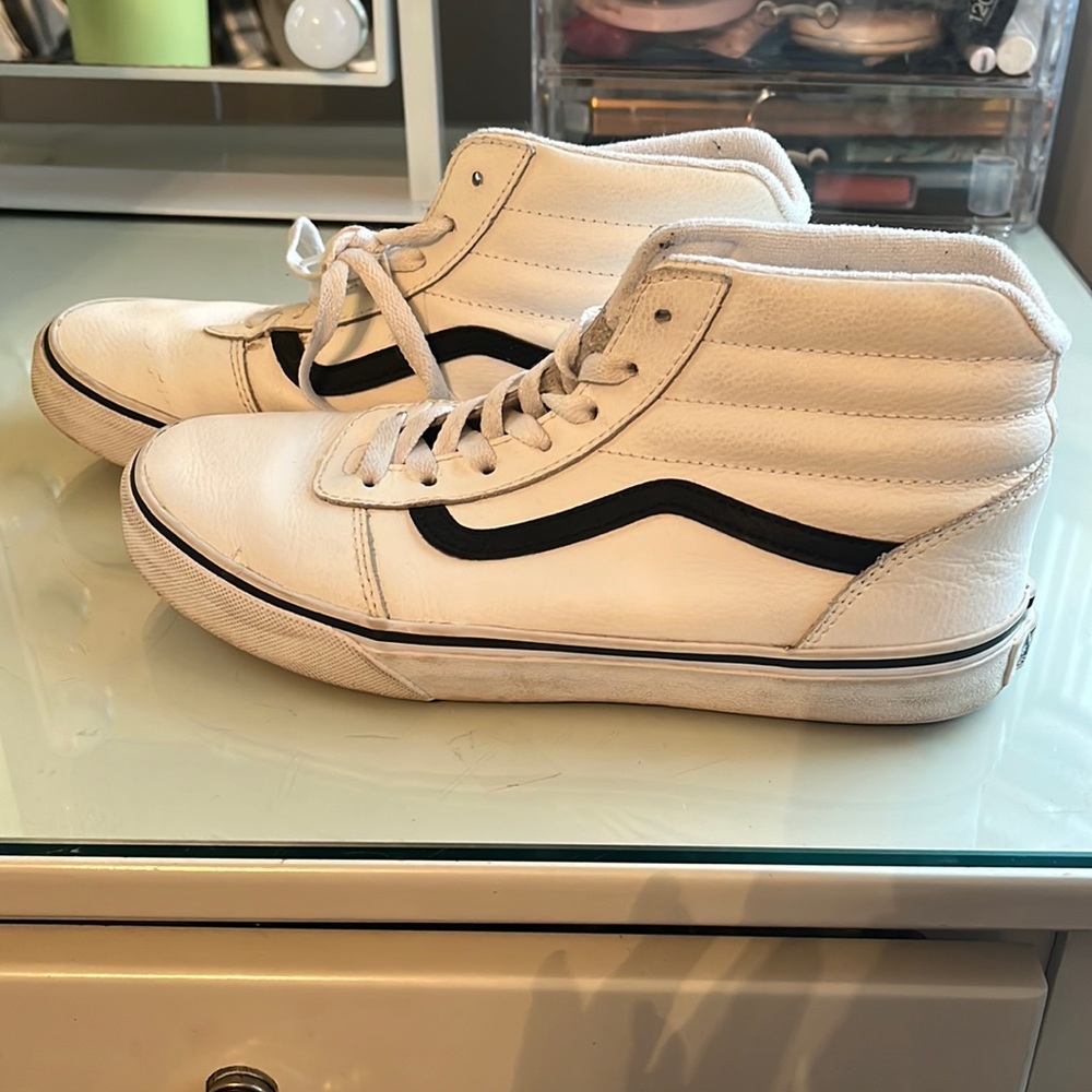 Leather vans